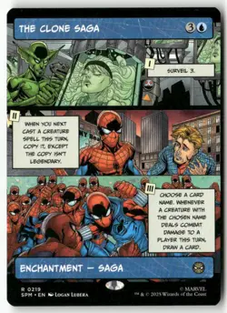 The Clone Saga (Borderless) Normal Marvel's Spider-Man 219 NM MTG - Image 1