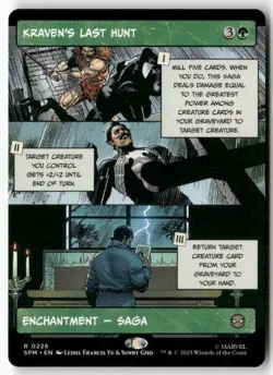 Kraven's Last Hunt (Borderless) Normal Marvel's Spider-Man 226 NM MTG - Image 1