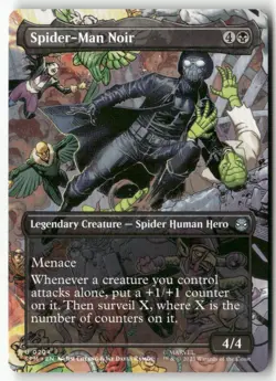 Spider-Man Noir (Borderless) Normal Marvel's Spider-Man 204 NM MTG - Image 1