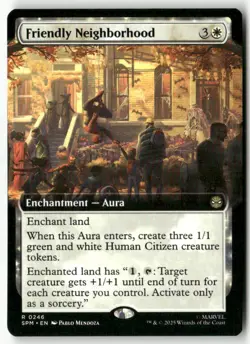 Friendly Neighborhood (Extended Art) Normal Marvel's Spider-Man 246 NM MTG - Image 1