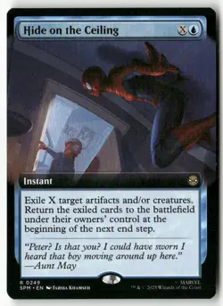Hide on the Ceiling (Extended Art) Normal Marvel's Spider-Man 249 NM MTG - Image 1