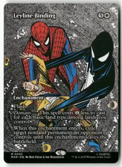 Leyline Binding (Borderless) Normal Marvel Universe Eternal-Legal 2 NM MTG - Image 1