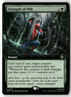 Strength of Will (Extended Art) Normal Marvel's Spider-Man 267 NM MTG - Image 1