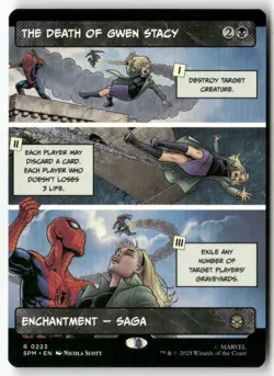 The Death of Gwen Stacy (Borderless) Normal Marvel's Spider-Man 223 NM MTG - Image 1