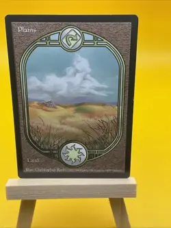 MTG Plains UNGLUED ⭐Full Art Basic Land 1998 Magic #84 - Image 1