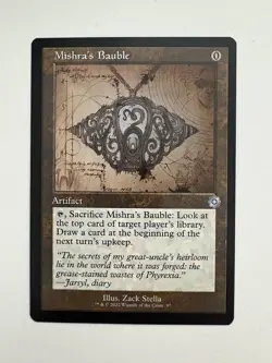 Mishra’s Bauble Retro Frame Schematic MTG Magic the Gathering Card NM Mint BRR - Image 1