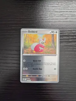Pokemon Mega Evolution ME01 - Delibird - 105/132 - Reverse Holo - Image 1