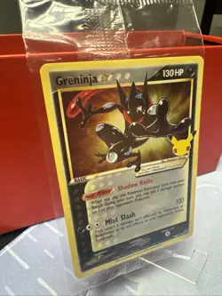Pokemon Greninja Gold Star SEALED SWSH144 Holo Celebrations NM #7 - Image 2
