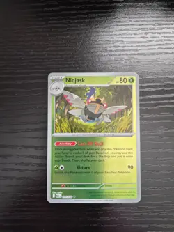 Pokemon Mega Evolution ME01 - Ninjask - 017/132 - Reverse Holo - Image 1