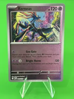 Pokemon Xerneas Mega Evolution Reverse Holo Rare 064/132 NM!!! - Image 1
