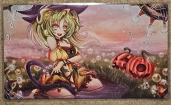 Yugioh Traptrix Team Samurai X1 Playmat Rubber Exclusive Halloween - Image 1