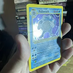 Poliwrath 13/102 Pokemon Base Holo Rare WOTC Vintage Card English HP Unlimited - Image 4