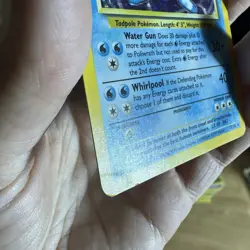 Poliwrath 13/102 Pokemon Base Holo Rare WOTC Vintage Card English HP Unlimited - Image 5
