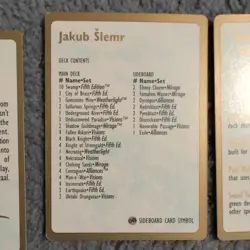 MTG - World Championship Seattle August 1997 - Complete Deck missing 2 cards - Image 3