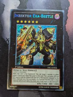 Inzektor Exa-Beetle - ORCS-EN046 - Secret Rare - Yu-Gi-Oh! Card - LP - Image 1