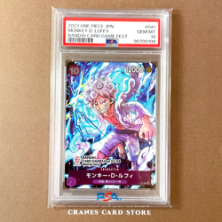 PSA 10 ONE PIECE Card Luffy P-041 BANDAI CARD GAME Fest 23-24 World Tour Promo - Image 1