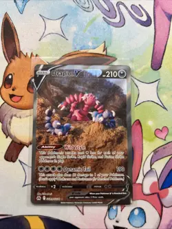 Pokemon TCG Drapion v Full Art Holo Card GG49/GG70 Crown Zenith Galarian Gallery - Image 1