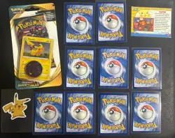 Pikachu Pokemon Card Lot, Promo, Sealed, 151 Illustration Rare - Image 3