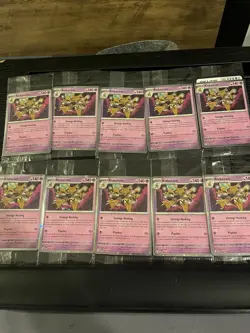 Pokemon Alakazam Twilight Masquerade Cosmos Holo Card 082/167 Sealed Lot Of 10 - Image 1