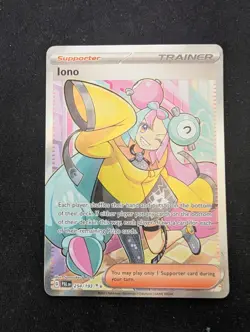 Pokemon TCG Iono Scarlet & Violet Paldea Evolved Holo Ultra Rare Card 254/193 - Image 1