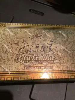 1st Edition Konami Yu-Gi-Oh! Trading Cards Legendary Decks II Box - Gold 83717845010 - Image 1