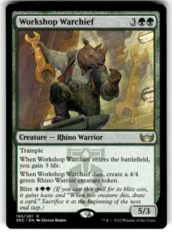 Workshop Warchief - Streets of New Capenna - Magic the Gathering MTG Nice! - Image 1