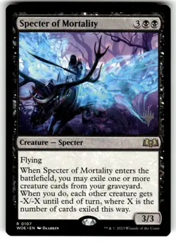 Specter of Mortality - Wilds of Eldraine - Magic the Gathering MTG Nice! - Image 1
