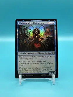 Madame Web, Clairvoyant - Marvel’s Spider-Man (SPM) - MTG - FOIL - Image 1