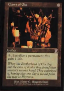 Claws of Gix - Timeshifted: #107, Magic: The Gathering Nm R54 - Image 1