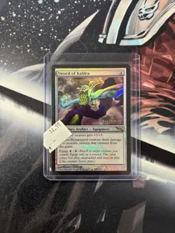 Magic the Gathering MTG Sword of Kaldra Artifact Mirrodin Promo Foil - Image 1