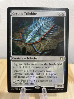 MTG Cryptic Trilobite Regular #021/322 Commander 2020 Rare C20 NM/M - Image 1