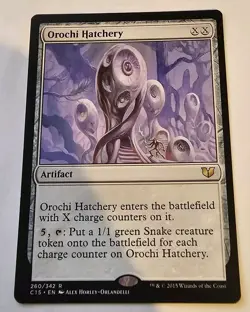 Orochi Hatchery Commander 2015 Regular Rare Magic MTG #260 - Image 1