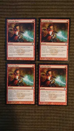 Magic: the Gathering / MtG Galvanic Blast x4 Scars of Mirrodin - Image 1