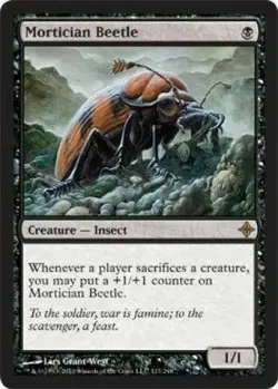 MORTICIAN BEETLE - MTG Rise of the Eldrazi Rare CreatureX4 - Image 1