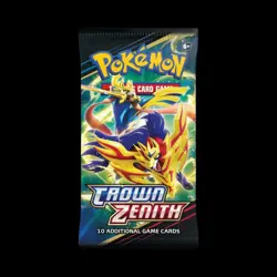New Sealed Pokemon TCG Sword & Shield Crown Zenith Booster Pack - Image 1