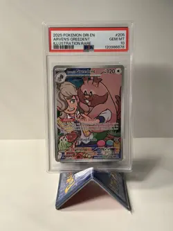 2025 POKEMON DRI EN-DESTINED RIVALS ILLUSTRATION RARE ARVEN'S GREEDENT PSA 10 - Image 1