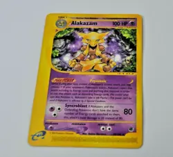 Pokemon Alakazam 33/165 Expedition Non-Holo Rare Played Condition LP - Image 1