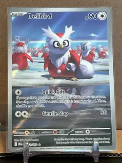 2025 Pokemon Delibird 152/132 Me01: Mega Evolution Holo - Near Mint - Image 1