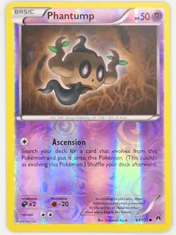 Phantump 64/122 Pokemon - Reverse Holo XY Breakpoint MP - Image 1