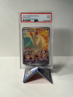 2025 POKEMON DRI EN-DESTINED RIVALS ILLUSTRATION RARE #189 RAPIDASH PSA 9 - Image 1