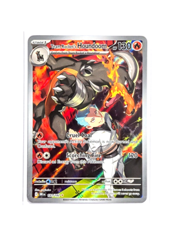 Team Rocket's Houndoom 191/182 IR Full Art POKEMON TCG Destined Rivals DRI ENG - Image 1