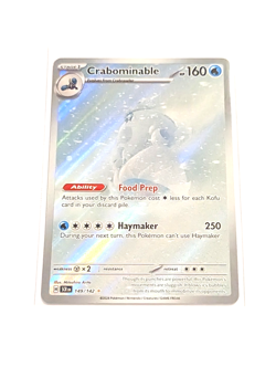 Crabominable 149/142 IR Full Art Holo Stellar Crown POKEMON TCG SCR ENGLISH NM/M - Image 1