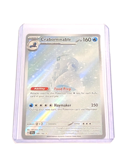 Crabominable 149/142 IR Full Art Holo Stellar Crown POKEMON TCG SCR ENGLISH NM/M - Image 3