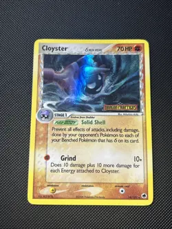 Cloyster 14/101 Delta Species EX Dragon Frontiers Reverse Holo Stamped Pokemon - Image 1