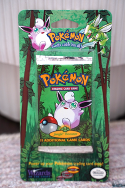 Pokemon Jungle Booster Blister Pack Wigglytuff Artwork 1999 WOTC Factory Sealed - Image 1