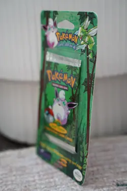 Pokemon Jungle Booster Blister Pack Wigglytuff Artwork 1999 WOTC Factory Sealed - Image 4