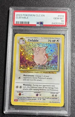 Pokemon 2023 Classic Collection Clefable Holo CLC 014/034 English PSA 10!! - Image 1