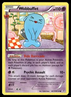 2016 XY - Generations Wobbuffet Basic/Common #RC11 - Image 1