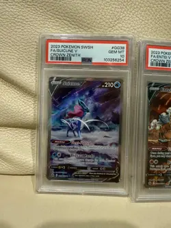 PSA 10 Crown Zenith Suicune GG38 Entei GG36 Raikou GG41 Pokemon Trio ENG - Image 2