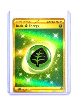 Basic Grass Energy 278/193 Hyper Gold Rare Paldea Evolved POKEMON TCG PAL ENG - Image 3